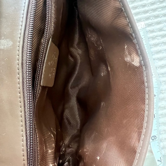 Gucci Beige and Brown Crossbody Bag with Bamboo Detail - Picture 4 of 16